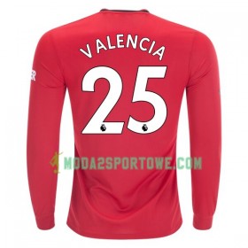 Koszulka Manchester United Antonio Valencia 25 Domowe Stroje Piłkarskie 2019/20 Długi Rękaw